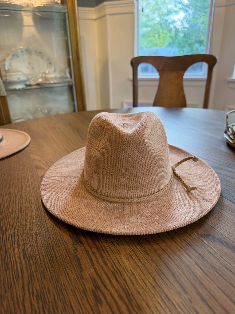 Wide Brim Knit Fedora Hat